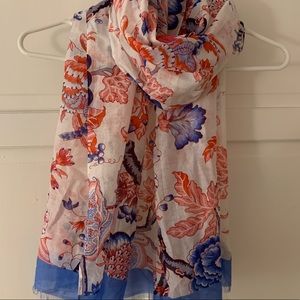 NEW Talbots beautiful floral scarf